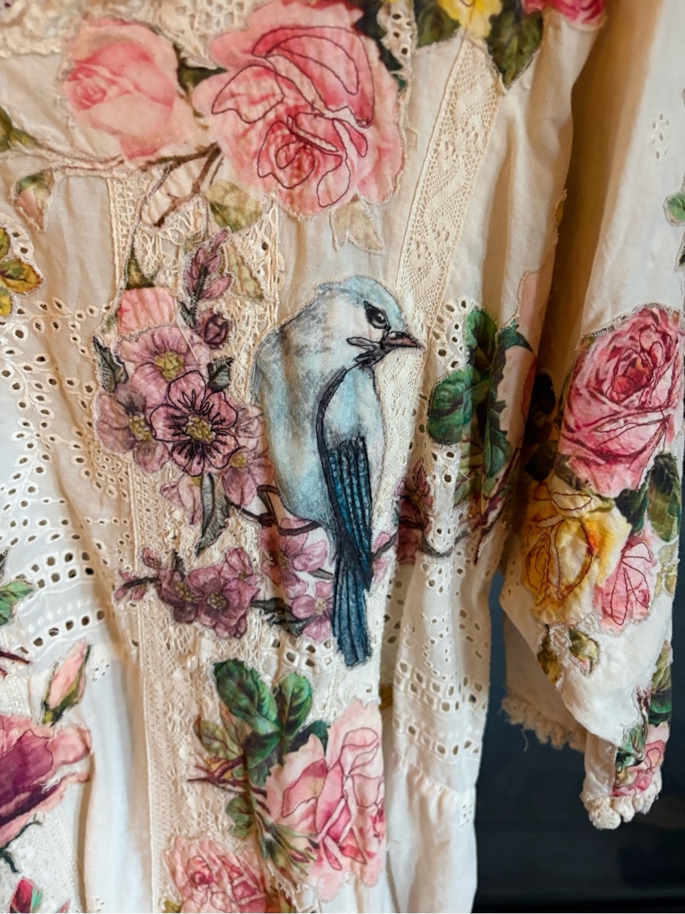 Magnolia Pearl Eyelet Appliqué Coronado dress - Picture 2 of 13